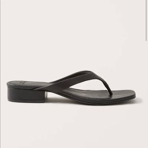 Abercrombie & Fitch Black Sandals